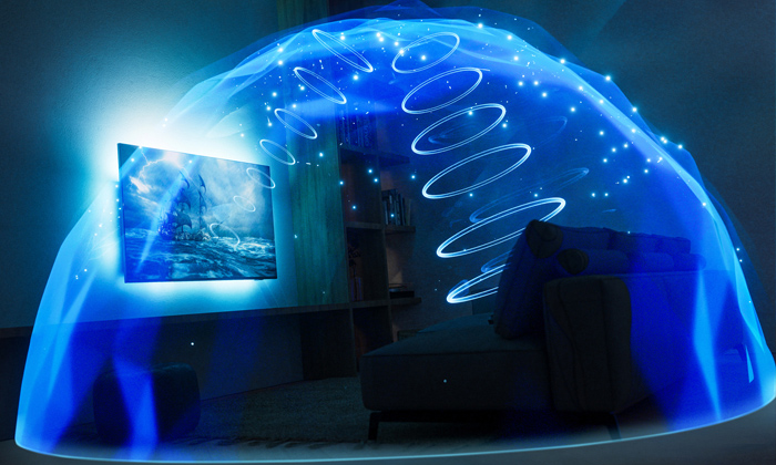 &Lambda;&epsilon;&pi;&tau;&omicron;&mu;έ&rho;&epsilon;&iota;&epsilon;&sigmaf; &gamma;&iota;&alpha; &tau;&omicron; Dolby Atmos &tau;&eta;&sigmaf; Philips the one