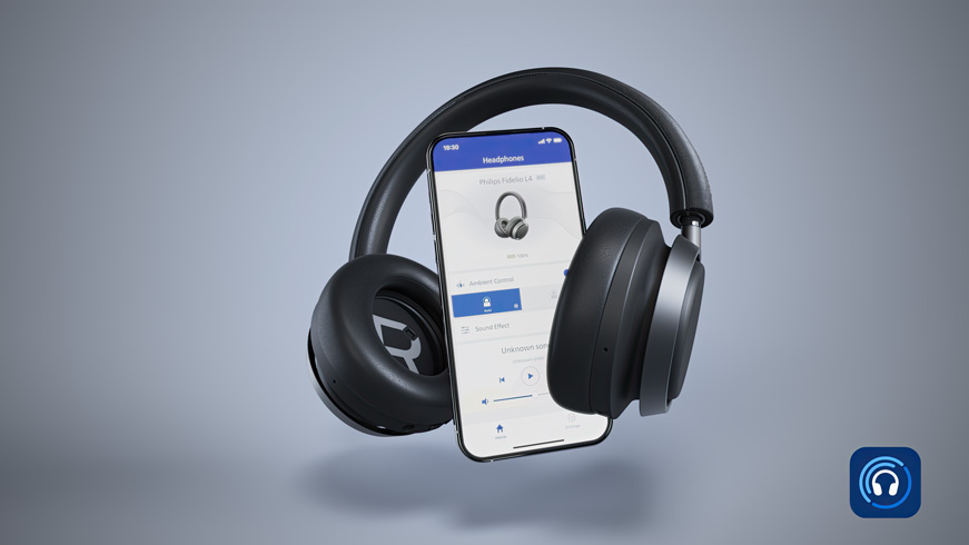 &Alpha;&kappa;&omicron;&upsilon;&sigma;&tau;&iota;&kappa;ά fidelio L4 &sigma;&upsilon;&nu;&delta;&epsilon;&delta;&epsilon;&mu;έ&nu;&alpha; &sigma;&tau;&eta;&nu; &epsilon;&phi;&alpha;&rho;&mu;&omicron;&gamma;ή Philips Headphones